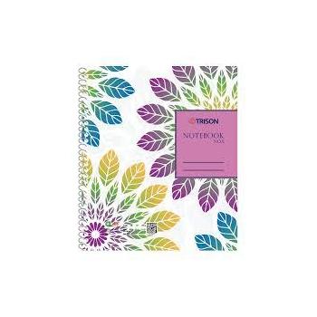 Trison Spiral Notebook No. 5 | 18.5x22 cm | 300 Pages (Pack of 5)