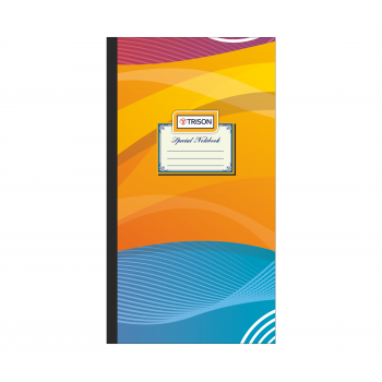 Trison Special Long Notebook Hard Cover 19.5 x 32.5 cm 56 Pages (Q1) 65 GSM Pack of 10