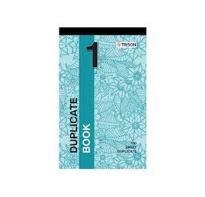 Trison Duplicate Book No.1 1/8 14 x 22 cm 200 Sheets Pack of 4