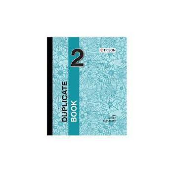 Trison Duplicate Book No.2 1/6 18 x 22 cm 200 Sheets 65 GSM (Upper) | 60 GSM (Lower) Pack of 4