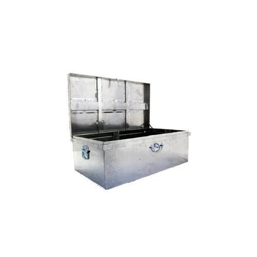 Galvanized Iron Trunk Dimensions: L29xW16.5xH13.5 Inch