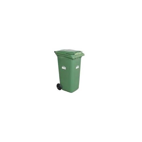 Aristo Plastic Dustbin Dome Green Plastic 120 Ltr