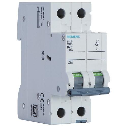 Siemens Betagard  5SL62106RC  10A 2P MCB