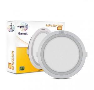 Wipro Polycarbonate Garnet Round Led Wave Panel Light DH11560 15W 6000K Cool White   1275lm