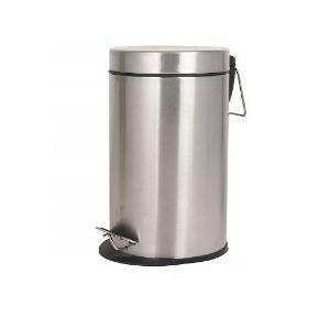Pedal Dustbin With Inner Removable Plastic Container SS202 7 Ltr 8X13.5 Inch