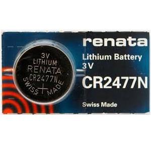 Renata Lithium 3V Battery  CR2477N