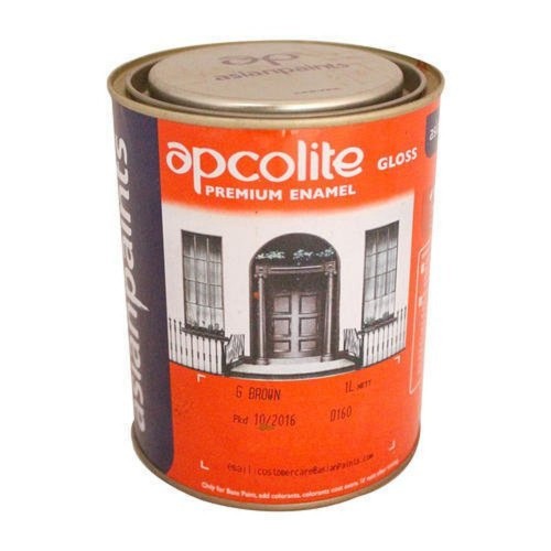 Asian Paints Enamel Brown Paint 8293 1 Ltr