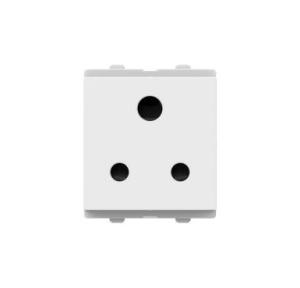 Schneider Opale 6A 3 Pin Socket 2005WHNS (BIS) Outlet With Shutter