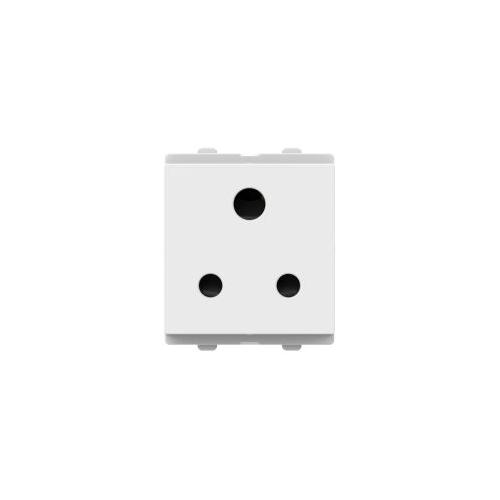 Schneider Opale 6A 3 Pin Socket 2005WHNS (BIS) Outlet With Shutter