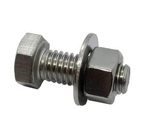 Nut Bolt With Washer  MS Grade 4.6 Size  10 X 50 mm 1 Set