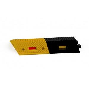 Frontier Polymer Speed Bump Hexacore FSB 246 Dimensions Length 250 X Width 450 X Height 60mm With Bolt Epoxy Black & Yellow Combination