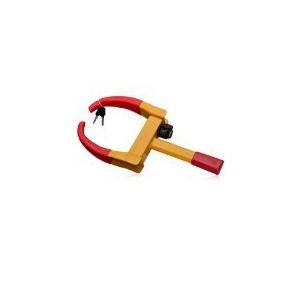 ICPL Wheel Clamp Lock Heavy Duty Anti-Theft Painted Tyre Metal Made 30x9x25cm Universal Size With 2 Keys
