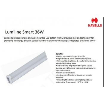 Havells Lumiline Smart Batten Light LHEDAAP7NW1W036 36W 6500K