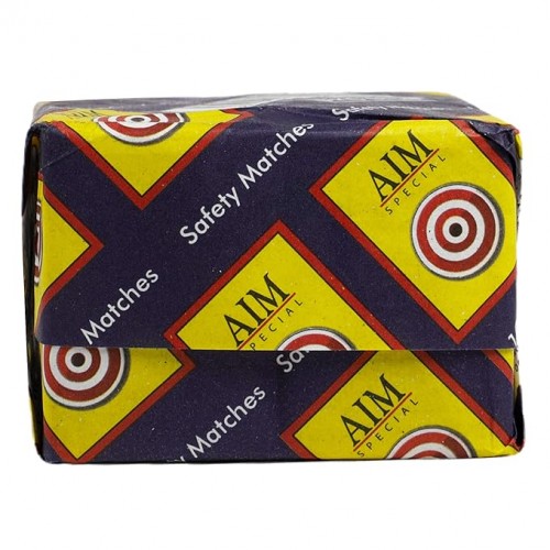 AIM Match Box 25 Sticks Pack of 10