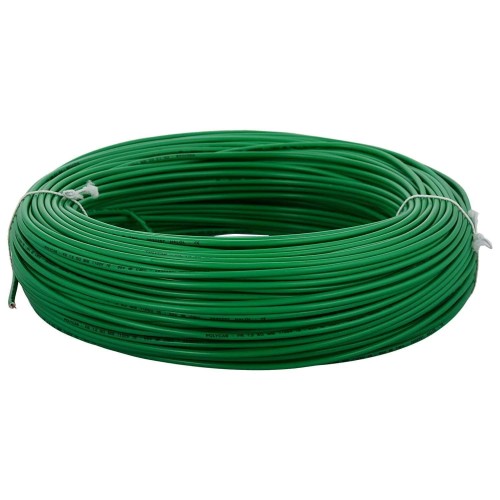 Polycab FR PVC Insulated Flexible Cable 1 Sqmm 1 Core 100 Mtr (Green)