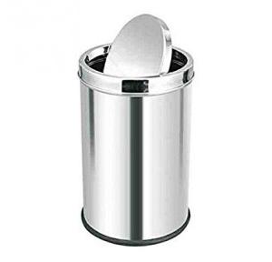 Swing Dustbin 22 Gauge SS202 52 Ltr 12 X 28 Inch