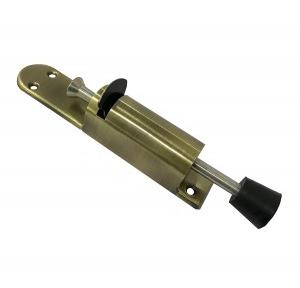 Madhuli Door Stopper Brass Finish Foot Operated Dimension: 3x3x15 CM