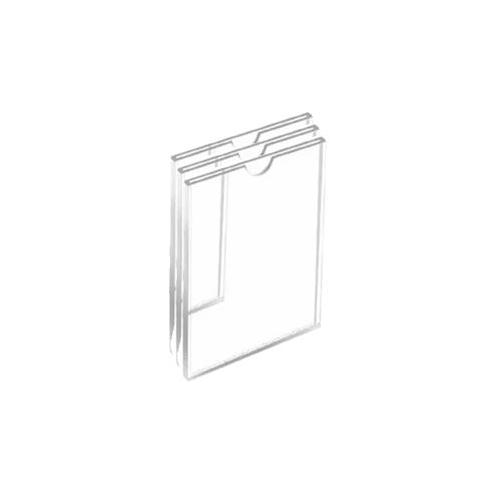 Checklist Holder Acrylic A4 Size (Portrait), 3 Slide Holder, Thickness: 3 mm, Transparent