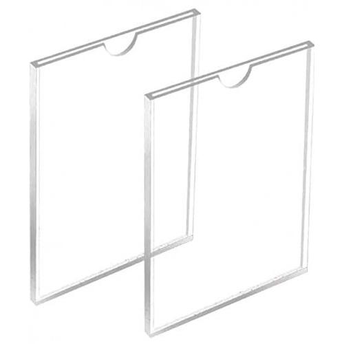 Checklist Holder Acrylic A4 Size (Portrait), 1 Slide Holder, Thickness: 3 mm approx, Transparent