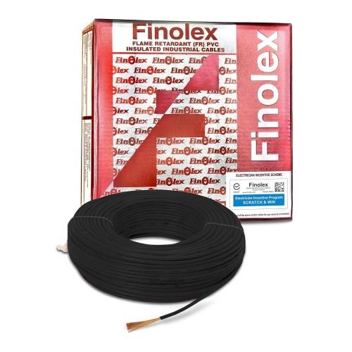 Finolex PVC Insulated Auto Battery Cable 2 Sqmm Black 25 Mtr