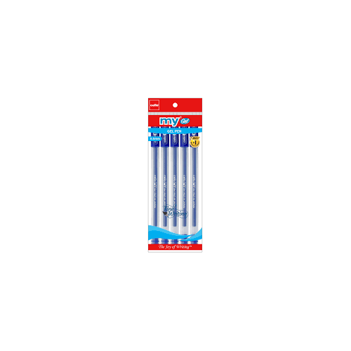 Cello My Gel Pen Blue Tip 0.5mm  Pack of 5