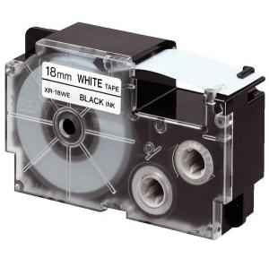Casio  Label Printer Tape XR-18WE (Black and White)