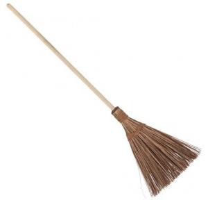 Bamboo Broom With Stick