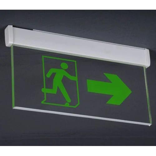 Prolite Emergency Exit Signage Rechargeable (90 Minutes Backup) Dimension: 12x11.5x5 Inch