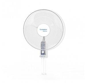 Crompton Oscillating Wall Mounted Fan High Flo Wave Plus 400mm (16 Inch) 60W (KD White)