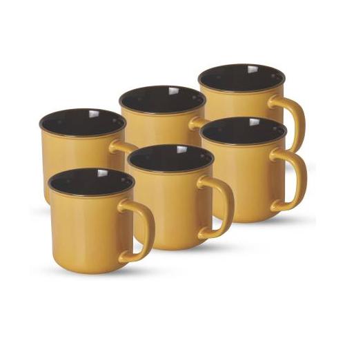 Treo Ceramic Mug by Milton Glare 240ml Brown