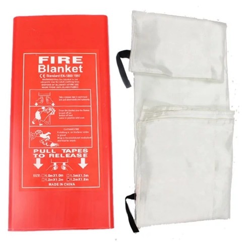 Darit Fiberglass Hard Case Fire Blanket Size 2x2 Mtr EN-1869: 1997