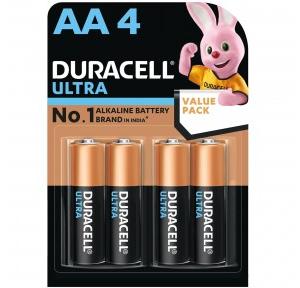 Duracell Alkaline Battery 1.5V   Pack of 4