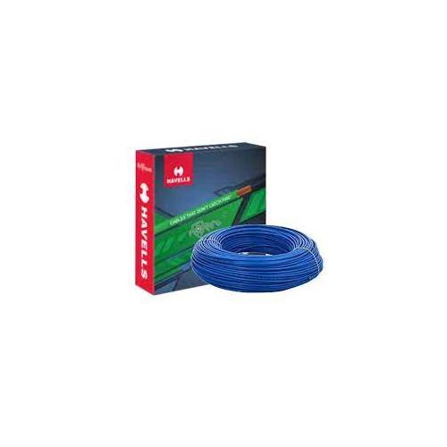 Havells Life Guard Single Core FR-LSH PVC Insulated Industrial Cables WHFFFNBL11X07 1 Sqmm 180 Mtr (Blue)
