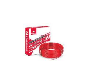 Havells Life Line Single Core FR PVC Insulated Industrial Cables WHFFDNRL1X757 0.75 Sqmm 180 Mtr (Red)