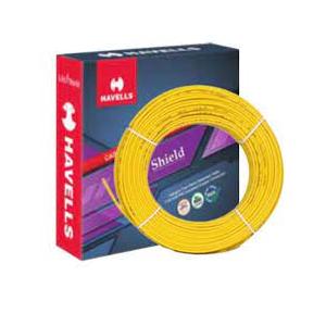 Havells Life Shield Single Core HFFR Insulated Industrial Cables WHFFZNYL11X57 1.5 Sqmm 180 Mtr (Yellow)