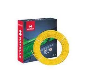 Havells Life Shield Single Core HFFR Insulated Industrial Cables WHFFZNYL12X57 2.5 Sqmm 180 Mtr (Yellow)