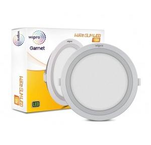 Wipro Garnet Round Led Wave Panel Light DH11540 16.8L x 16.8W x 2.8H cm 15W 4000K Neutral White 150mm