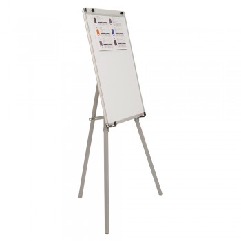 Alkosign Non Magnetic White Board Size: 900 x 1200 mm ATRW 90120 With 3 Leg Stand AWBS/3L-90120