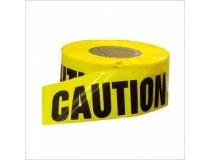 Caution Tape Yellow & Black 1 Mtr