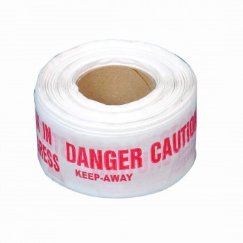 Barricading Caution Tape Red And White 3 Inch x 250 Mtr