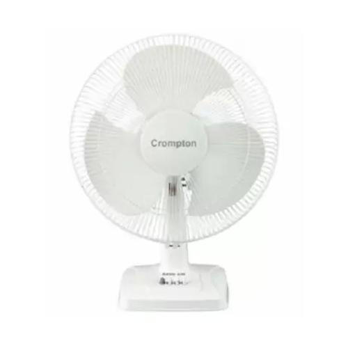 Crompton Table Fan High Flo Neo 3 Blade 400mm 58W White