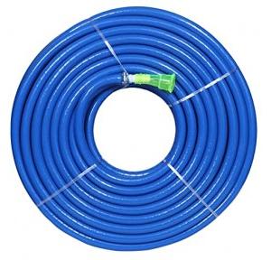 Water Hose Pipe Heavy Duty Braided With Nozzle 25mm Length: 1 Mtr