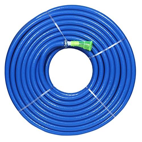 Water Hose Pipe Heavy Duty Braided With Nozzle 25mm Length: 1 Mtr