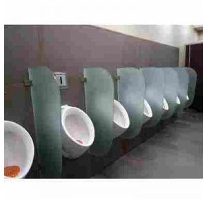 Urinal Frost Glass Partitions 36 x 18 Inch With L Connector