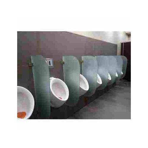 Urinal Frost Glass Partitions 36 x 18 Inch With L Connector