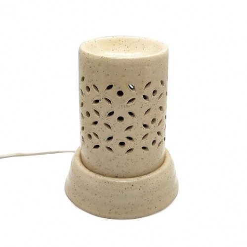 Invert Fragrances Cylinder Ceramic Electric Aroma Oil Diffuser Natural Air Freshener With Fragrance Lemongrass Oil 10ml