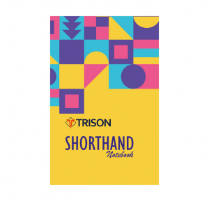 Trison Shorthand Notebook Ruled on Both Sides A4 12.5 x 18 cm 200 Sheets 60 GSM  Pack of 10