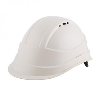 Black Decker Safety Helmet BXHP0221IN-W Polypropylene EN397 White With Adjustable Chain Strap