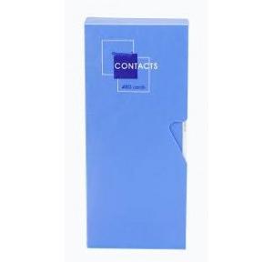 Worldone Business Card Holder With Case BC105 Blue 480 Cards