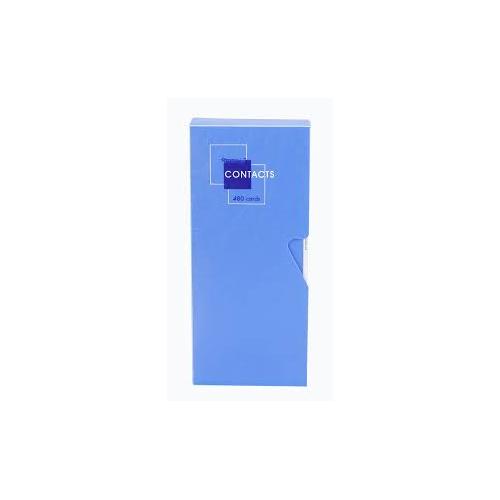 Worldone Business Card Holder With Case BC105 Blue 480 Cards